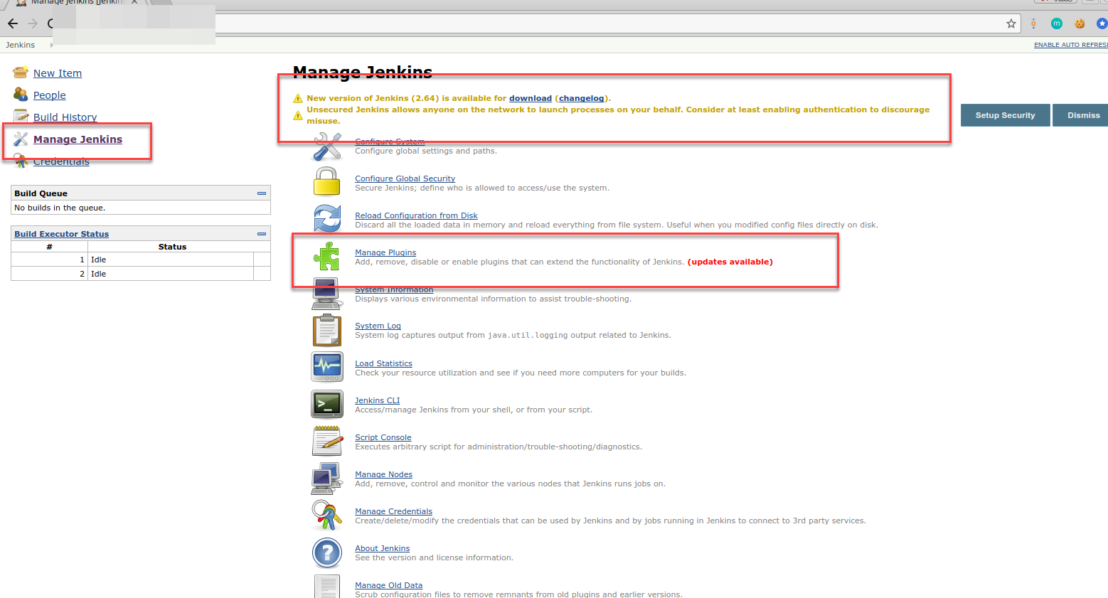 manage plugins_