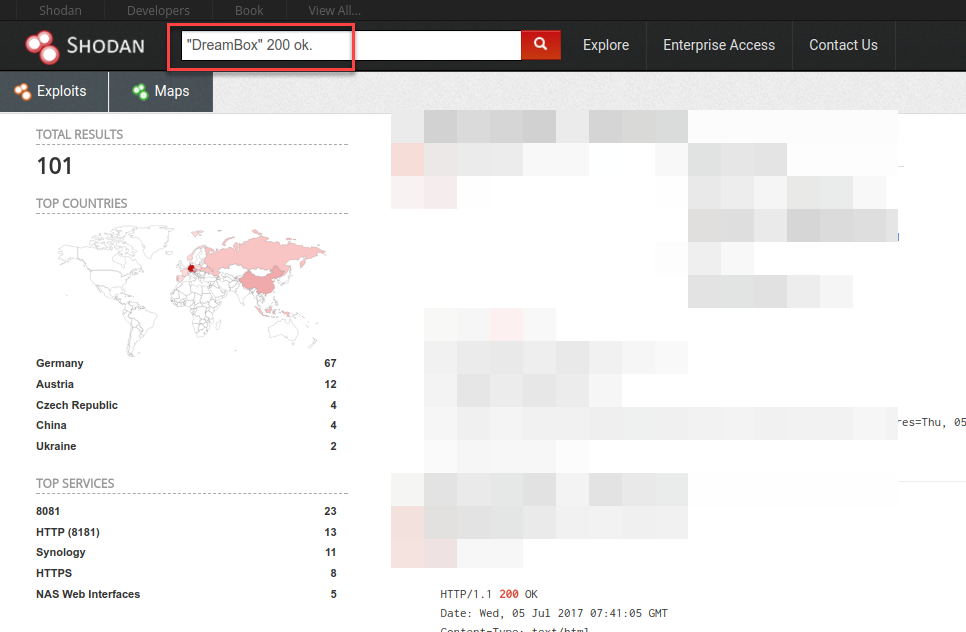 shodan search_